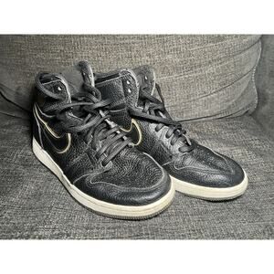 Nike Air Jordan 1 Retro OG High City of Flight Sneakers 5.5Y Black 575441-031